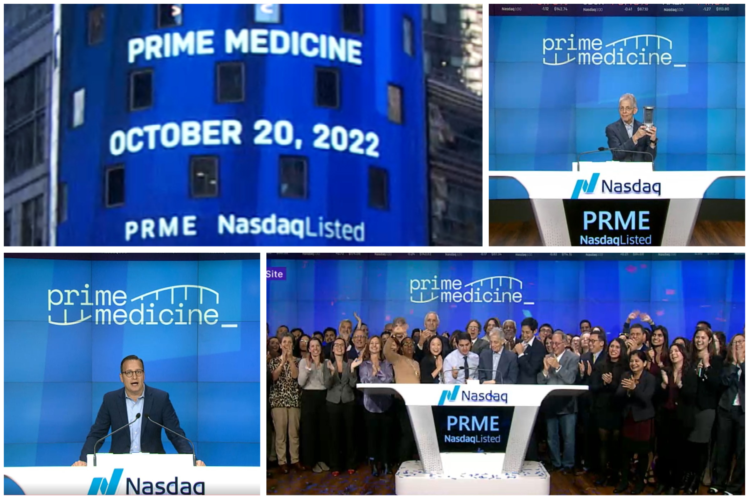 Prime Medicine (PRME) Initial Public Offering: October 20, 2022