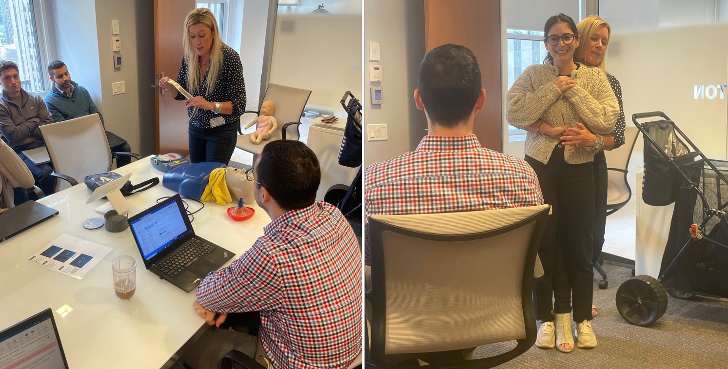 Stephanie Wagner, RN joined the Stern IR team to provide helpful CPR guidance and life saving tips in recognition of World Heart Health Day on September 29, 2023.